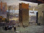 George Bellows The Lone Tenement oil painting reproduction